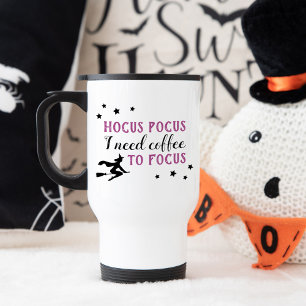 Hocus Pocus Kaffe För Fokus Lila Halloween Resemugg