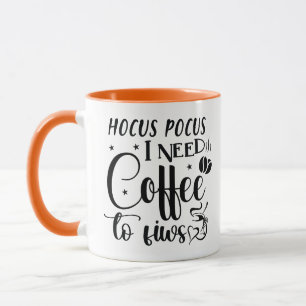 Hocus Pocus Modern Funny Coffee Halloween Mugg