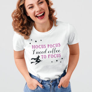 Hocus Pocus Modern Lila och Black Halloween T Shirt