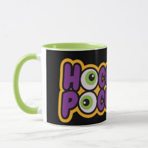Hocus Pocus Modern Orange och Black Halloween Mugg