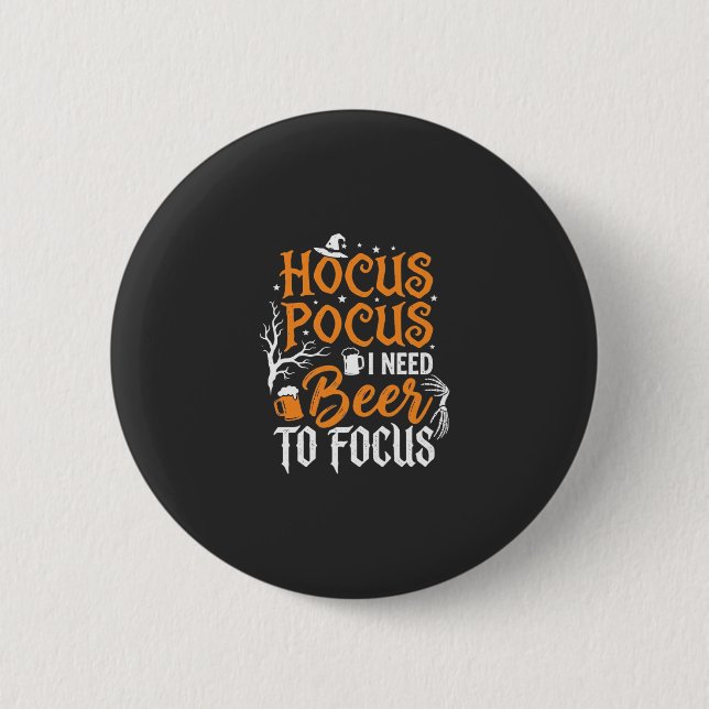 Hocus Pocus Öl Halloween Design_1 Knapp (Framsida)