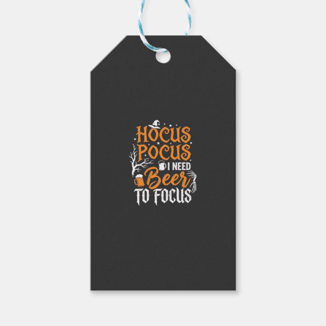 Hocus Pocus Öl Halloween Design_1 Presentetikett (Framsidan)