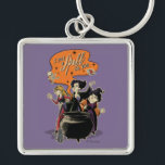 Hocus Pocus Retro Spellcasting Cauldron Fyrkantig Silverfärgad Nyckelring<br><div class="desc">Ta ett steg tillbaka i tiden med den beundransvärda vintagen Hocus Pocus-designen med de eländiga Sanderson Sisters som brinner upp i knipa! Med fet återtro-stil färg, lekfull handdragen struktur och en tal-bubbla som utrotar "Jag lägger en spell på dig", fångar den här teckningen perfekt den skämtsamma roligten av Disneys Halloween-klassik....</div>