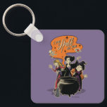 Hocus Pocus Retro Spellcasting Cauldron Nyckelring<br><div class="desc">Ta ett steg tillbaka i tiden med den beundransvärda vintagen Hocus Pocus-designen med de eländiga Sanderson Sisters som brinner upp i knipa! Med fet återtro-stil färg, lekfull handdragen struktur och en tal-bubbla som utrotar "Jag lägger en spell på dig", fångar den här teckningen perfekt den skämtsamma roligten av Disneys Halloween-klassik....</div>