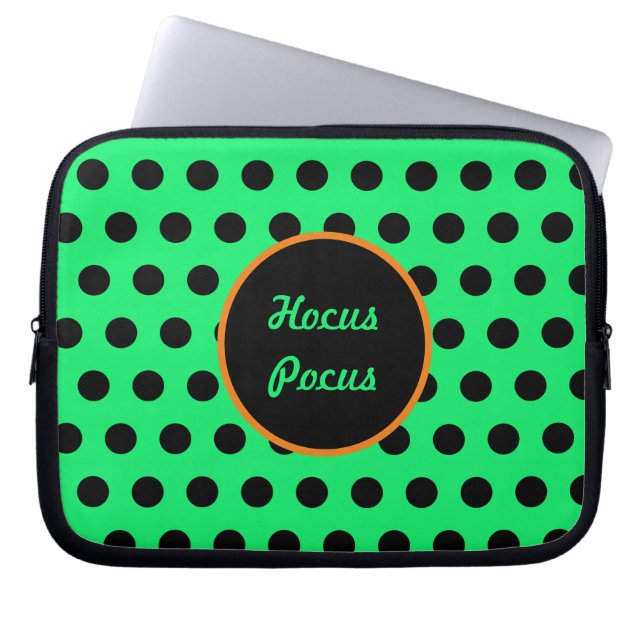 Hocus Pocus Tablet Fodral (Neon Grönt & Black) (Framsidan)