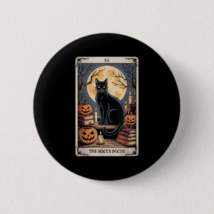 Hocus pocus Tarot Halloween Cat Pumpkin Mystic Knapp