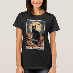 Hocus pocus Tarot Halloween Cat Pumpkin Mystic T Shirt