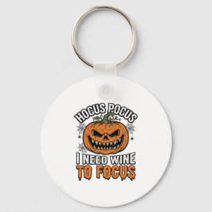 Hocus Pocus Vin Pumpor Halloween Tröja Design_1 Nyckelring