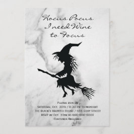 Hocus Pocus Witch Halloween Costume Party Inbjudningar