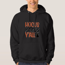 Hocus Pocus Y'all Halloween Cat Cat Design Hoodie