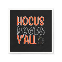 Hocus Pocus Y'all Halloween Cat Cat Design