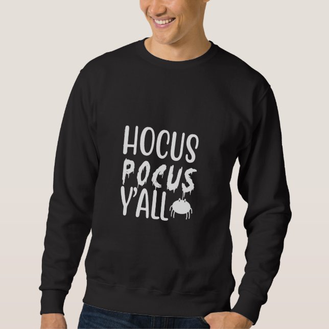 hocus pocus y'all lång ärmad tröja (Framsida)