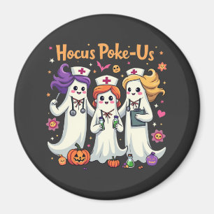 Hocus-Poke US Nursing Spooky Halloween Ghost Magnet