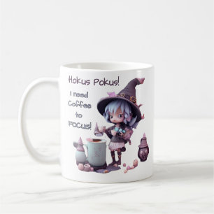 Hocus Pokus Jag behöver kaffe till FOCUS! Mugg