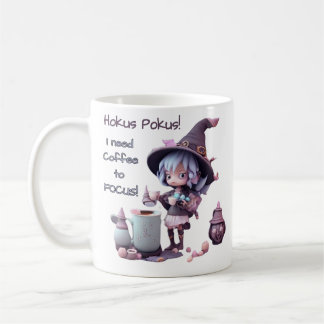 Hocus Pokus Jag behöver kaffe till FOCUS! Mugg