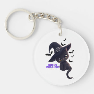 Hocus Purr Cute Black Cat Halloween Art Art