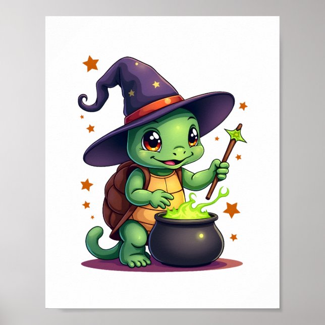 Hocus Shellcus Turtle Poster (Framsidan)