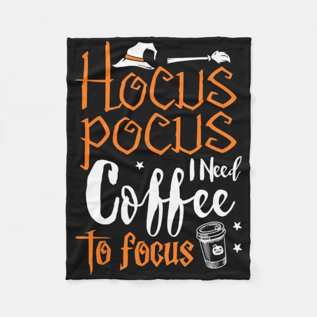Hocuss Pocus Diy Halloween Costume Fleecefilt (Framsidan)