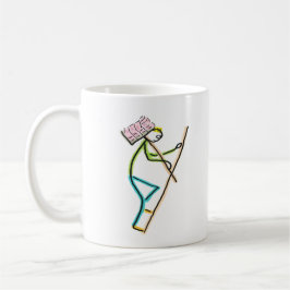 Hod Carrier Stickman Kaffemugg