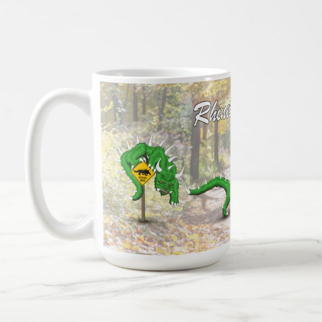 Hodag Crossing Rhinelander, Wisconsin Kaffemugg (Vänster)