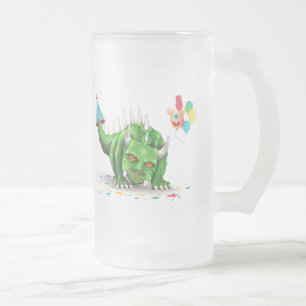 Hodag Firande med kummel Frosted Glass Beer Mugg