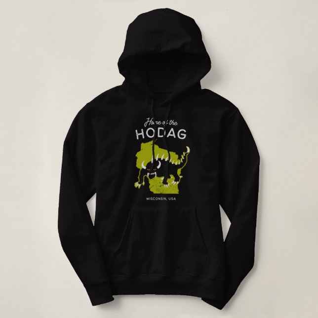 Hodag - Wisconsin, USA Cryptid Pullove T Shirt (Design framsida)