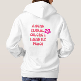 Hoddie con frase motivadora en rosa t shirt