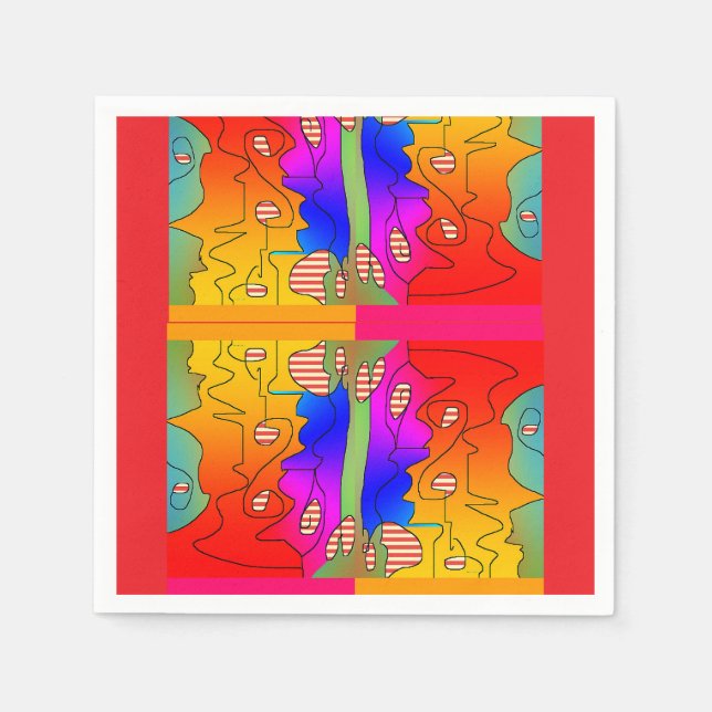 Hodge Podge Party Pappersservett (Framsidan)