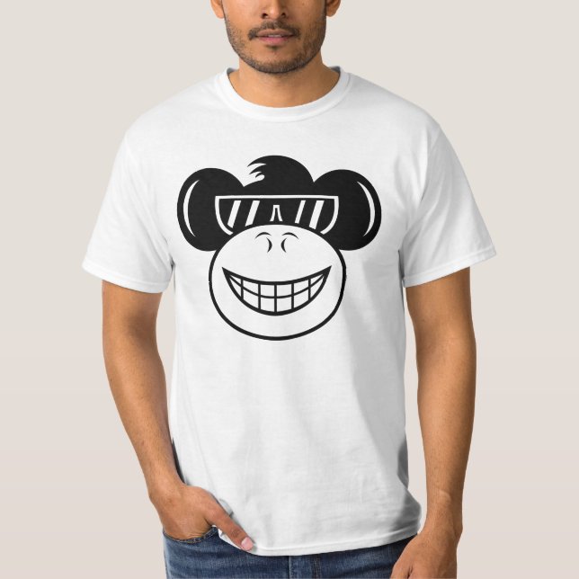 Hodgemonkey T-tröja (vit) Tee Shirt (Framsida)