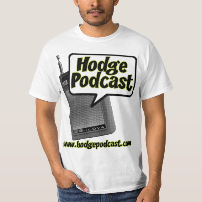 Hodgepodcast logotyputslagsplats tee (Framsida)