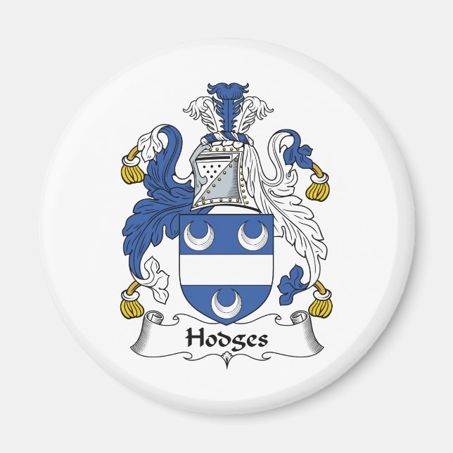 Hodges Family Crest Magnet (Framsidan)