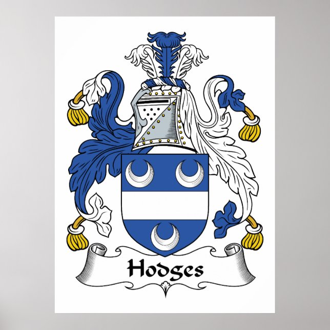 Hodges Family Crest Poster (Framsidan)