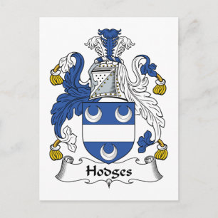 Hodges Family Crest Vykort