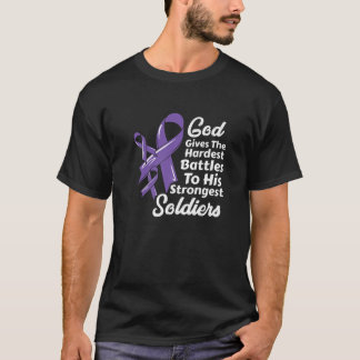 Hodgkin Lymphoma Awareness Ribbon Chemo Faith Sold T Shirt