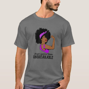 Hodgkin Lymphoma Awareness Warrior Unnedbrytable S T Shirt