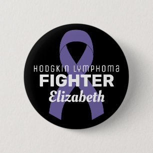Hodgkin Lymphoma Ribbon Black-knapp Knapp
