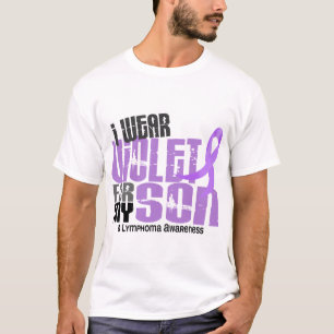 Hodgkins lymfkörtelcancer ha på sig jag violeten t-shirt