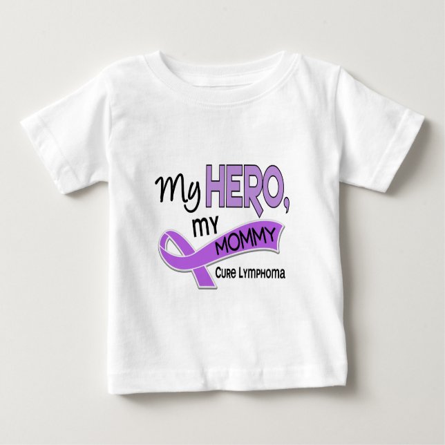Hodgkins lymfkörtelcancer MIN HJÄLTE MIN MAMMOR 42 T-shirt (Framsida)