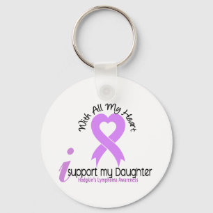 Hodgkins lymfkörtelcancer stöttar jag min dotter nyckelring