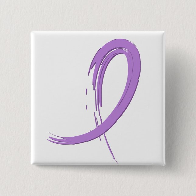 Hodgkins lymfkörtelcancer violetta band A4 Knapp (Framsida)