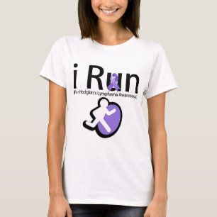 Hodgkins lymfkörtelcancermedvetenhet som jag kör t-shirt