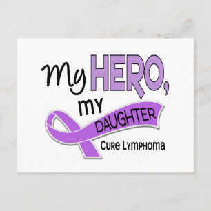 Hodgkins lymfom MY HERO MY DAUGHTER 42 Vykort