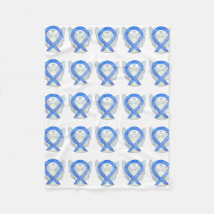 Hodgkins lymfomamedvetande Ribbon Fleece Blanket