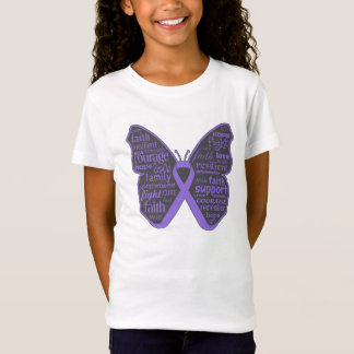 Hodgkins Lymphoma Butterfly Collage of Ord T Shirt