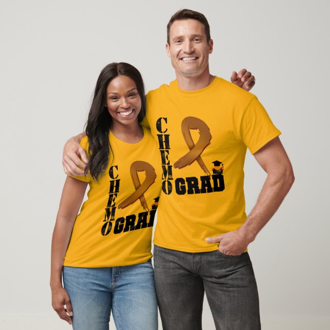 Hodgkins Lymphoma Chemo Grad T Shirt (Unisex)