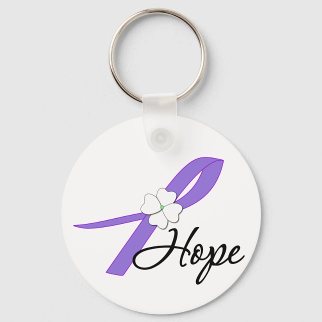Hodgkins Lymphoma HOPE Nyckelring (Framsida)