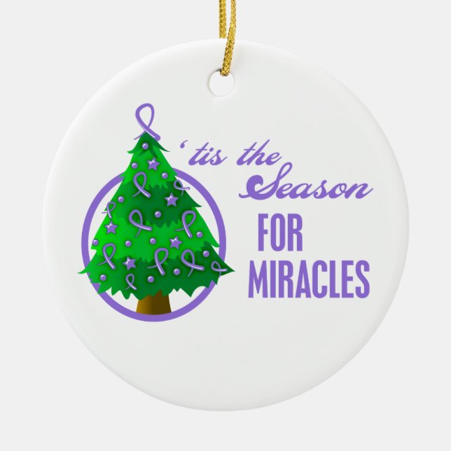 Hodgkins lymphoma jul Miracles Julgransprydnad Keramik (Framsidan)