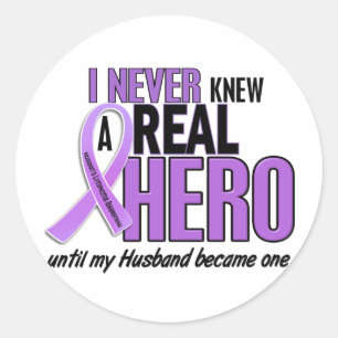 Hodgkins Lymphoma REAL HERO 2 Make Runt Klistermärke