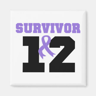 Hodgkins Lymphoma Survivor 12 år Magnet