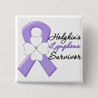Hodgkins lymphoma Survivor Flower Ribbon Knapp